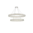 thumbnail image 1 of Monroe Integrated LED light Chrome Chandelier Clear Royal Cut Crystal, 1 of 9