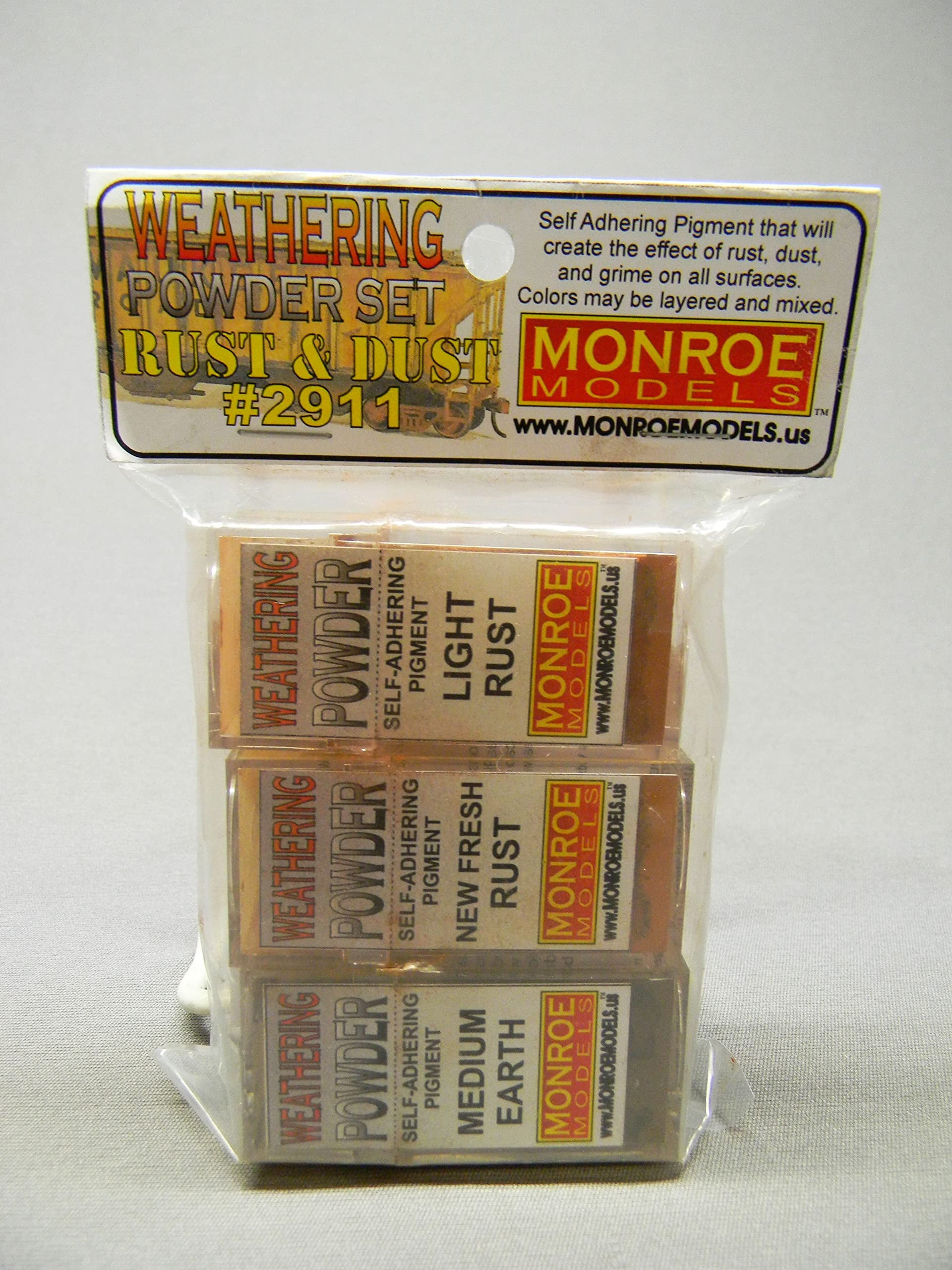 Rust Powder Modelling Monroe Models Weathering Powder 3 Pack - Rust & DUST - Walmart.com