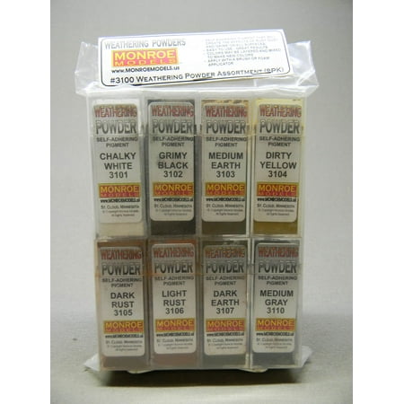 Monroe Models Weathering Powder 8 Pack