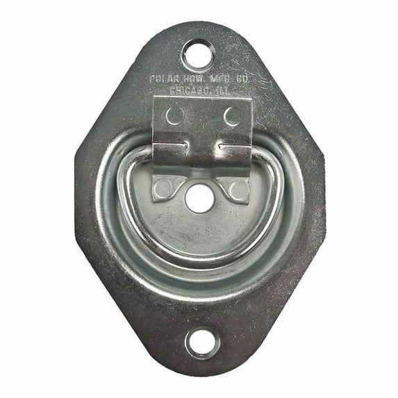 Folding Pull Handle, Steel, Polished Zinc, Unth. Through Holes PH-0303