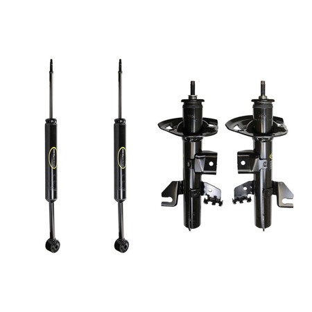 Monroe Shocks & Struts Rear Front 4 Of Shock Absorber Suspension Struts For Jeep Fits select: 2014-2018 JEEP CHEROKEE LATITUDE