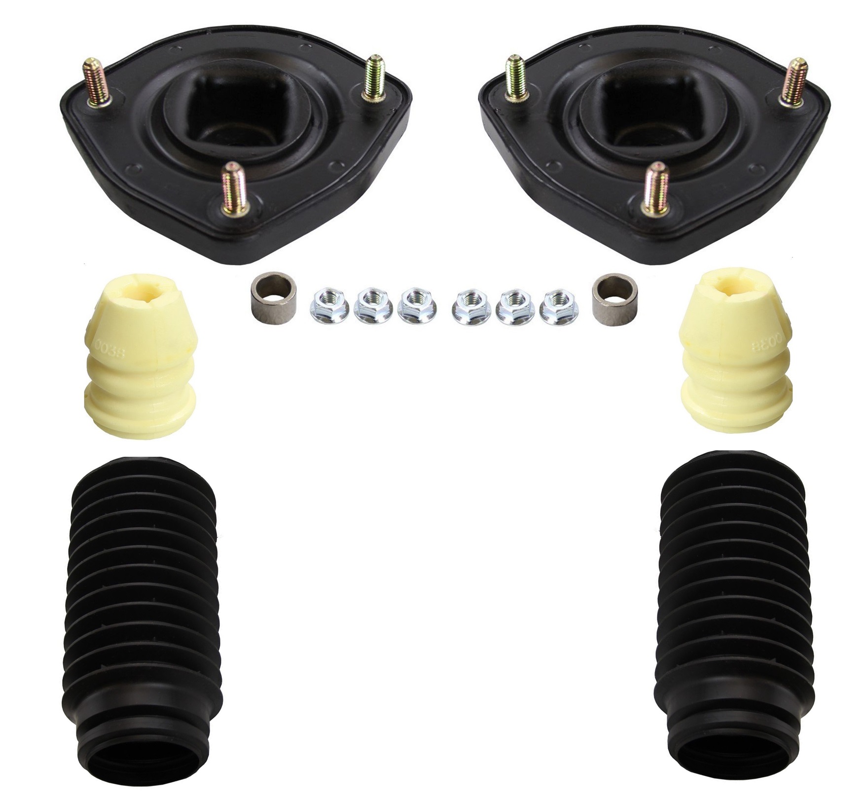 Monroe StrutMate Rear Struts Mounts and Bellows Kit For Hyundai