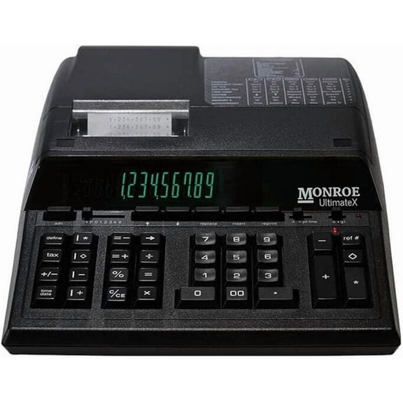 Monroe UltimateX Executive Printing Calculator with Edit and Reprint Capabilities