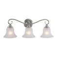 thumbnail image 1 of Monrovia 3 Light Brushed Nickel Bathroom Vanity Fixture, 1 of 8