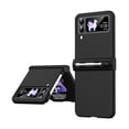 thumbnail image 1 of MonsDirect for 6.7 inch Samsung Galaxy Z Flip 3 5G 2021 Case with A Capacitance Pen, Two Hinge Protection Hard PC Back Anti-Drop Shockproof Full Coverage with S Pen Holder for Galaxy Z Flip 3, Black, 1 of 7