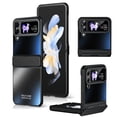 thumbnail image 1 of MonsDirect for 6.7 inch Samsung Galaxy Z Flip 3 5G 2021 Case, Hinge Protection Plating Frame Hard PC Back Shell Slim Shockproof Full Coverage Bumper Protective Shell Cover for Galaxy Z Flip 3, Black, 1 of 7