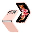 thumbnail image 1 of MonsDirect for 6.7 inch Samsung Galaxy Z Flip 3 5G Case 2021, Slim Hard PC Back Anti-Drop Shockproof Full Coverage with Rear screen Lens Protector Cover for Samsung Galaxy Z Flip 3, Pink, 1 of 6