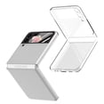 thumbnail image 1 of MonsDirect for 6.7 inch Samsung Galaxy Z Flip 3 5G Case 2021, Slim Hard PC Back Anti-Drop Shockproof Full Coverage with Rear screen Lens Protector Cover for Samsung Galaxy Z Flip 3, Clear, 1 of 2