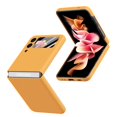 thumbnail image 1 of MonsDirect for 6.7 inch Samsung Galaxy Z Flip 3 5G Case 2021, Slim Hard PC Back Anti-Drop Shockproof Full Coverage with Rear screen Lens Protector Cover for Samsung Galaxy Z Flip 3, Orange, 1 of 2