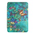 thumbnail image 1 of MonsDirect Case for 6" Kindle Paperwhite 5th/6th/7th Generation 2012-2016,Soft PU Leather Case with Auto Sleep/Wake & Hand Strap for 6 inch Kindle Paperwhite 5th/6th/7th Generation, Green Butterfly, 1 of 7