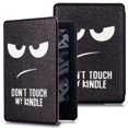 thumbnail image 1 of MonsDirect Case Compatible with 6" Kindle Paperwhite (Fits 2012,2013,2015,2016 Version), 5th/6th/7th Generation PU Leather Hard Protective Case Cover with Smart Wake/Sleep, Big Eyes, 1 of 4