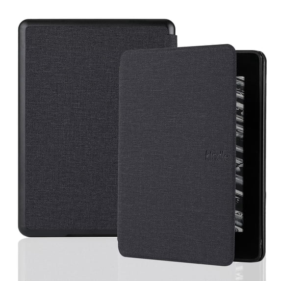 MonsDirect Case Compatible with 6" Kindle Paperwhite (Fits 2012,2013,2015,2016 Version), Model NO: EY21/DP75SDI, Slim Hard Plastic Protective Case Cover with Smart Wake/Sleep, Dark Grey