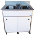 thumbnail image 1 of Monsam PSE-2003R Three Deep Compartment Portable Sink, 1 of 1