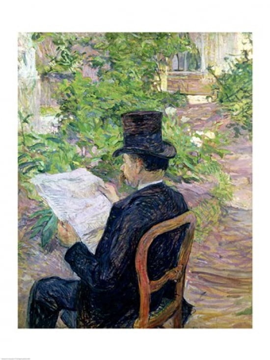 Monsieur Desire Dihau Canvas Art - Henri de Toulouse-Lautrec (18 x 24)