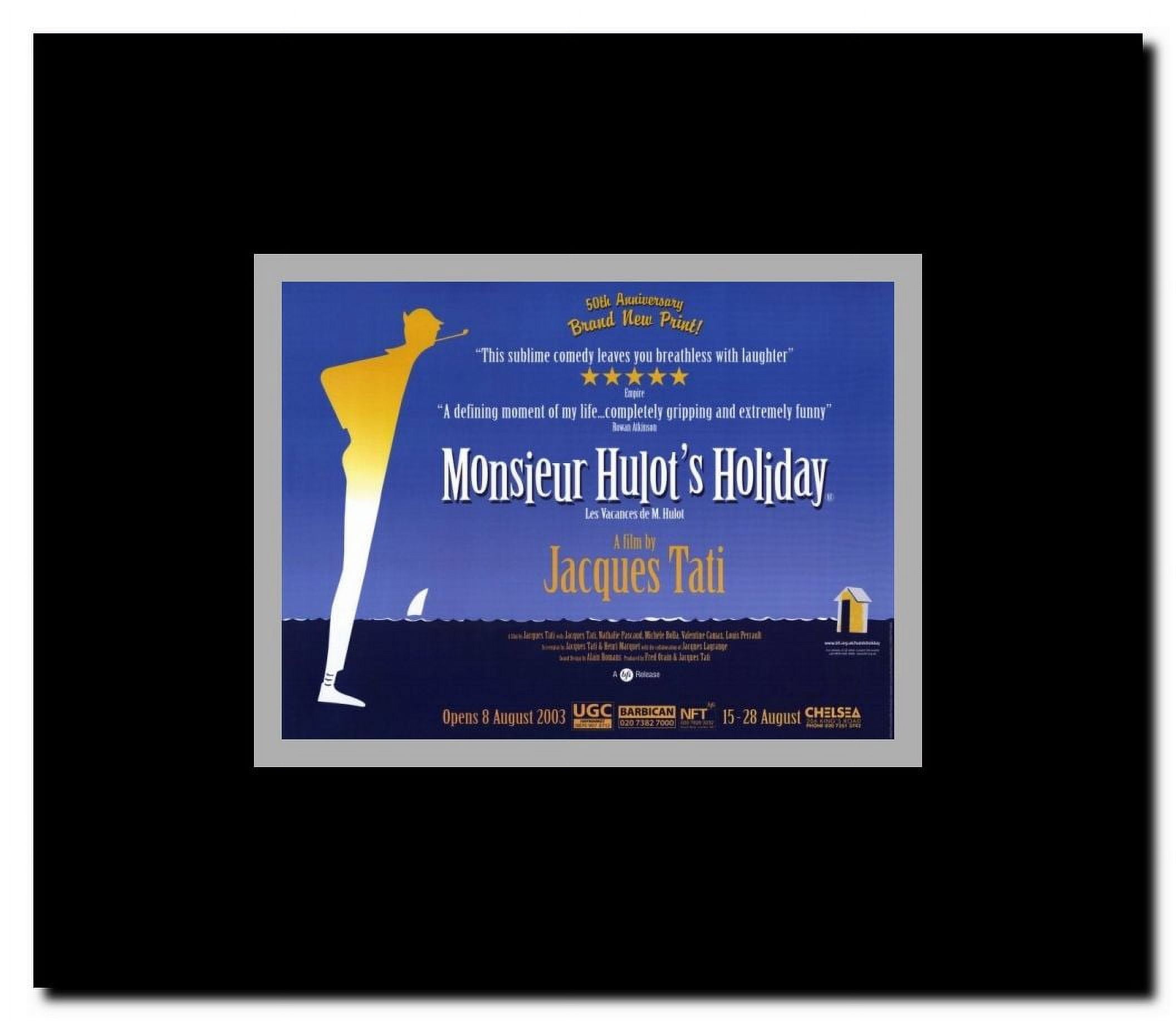 Monsieur Hulot's Holiday Framed Movie Poster