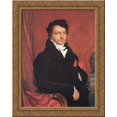 thumbnail image 1 of Monsieur de Norvins 24x20 Gold Ornate Wood Framed Canvas Art by Jean Auguste Dominique Ingres, 1 of 2