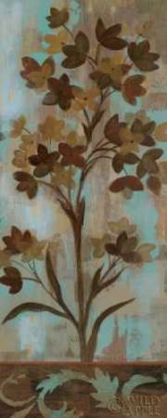 Monsoon Florals I Canvas Art - Silvia Vassileva (24 x 48)