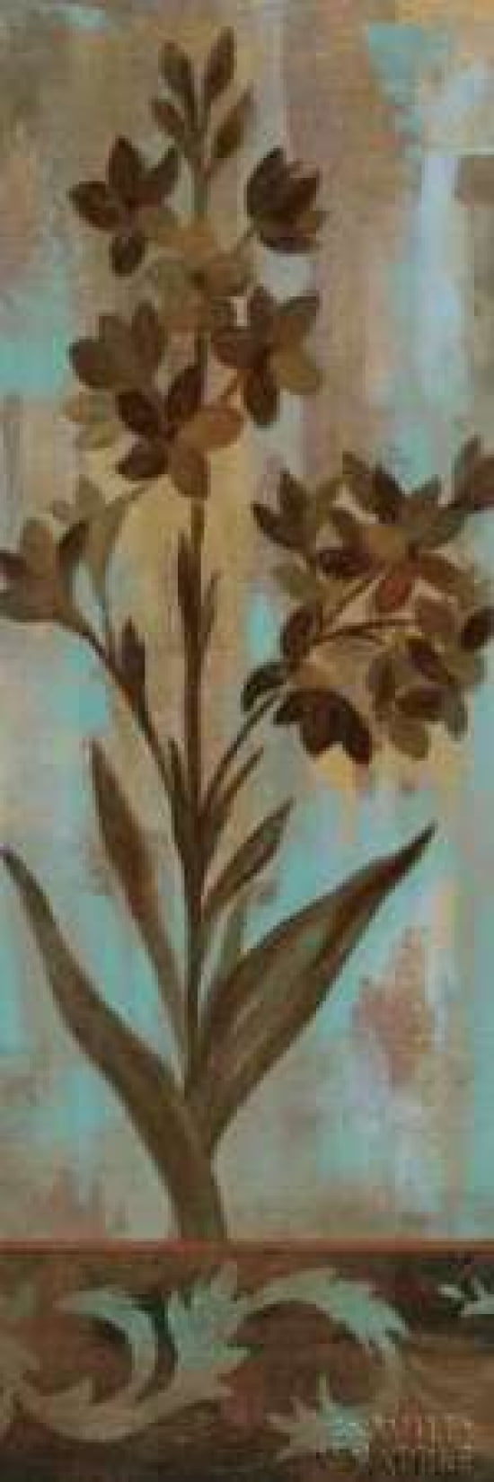 Monsoon Florals II Canvas Art - Silvia Vassileva (8 x 24)