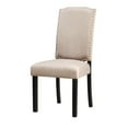 thumbnail image 1 of Monsoon Pacific Ellica Velvet Dining Chairs (Set of 2) Taupe, 1 of 5