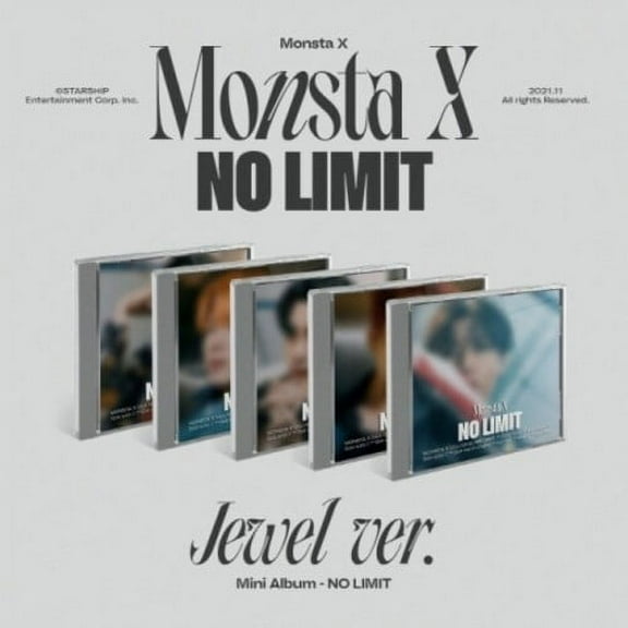 Monsta X - No Limit (Jewel Case Version) (incl. 12pg Photobook, Photocard, Photo Ornament + Folded Poster) - Music & Performance - CD