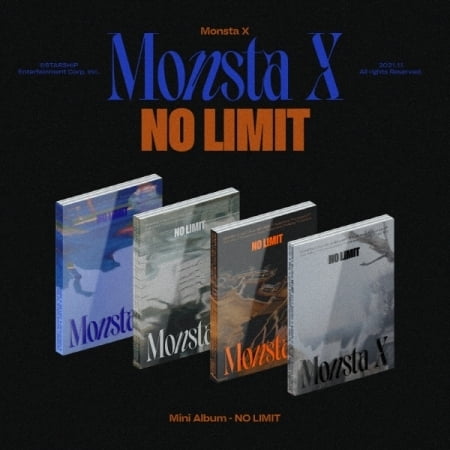 Monsta X - No Limit (incl. 96pg Photobook, Photocard, Sticker + Folded Poster) - Music & Performance - CD