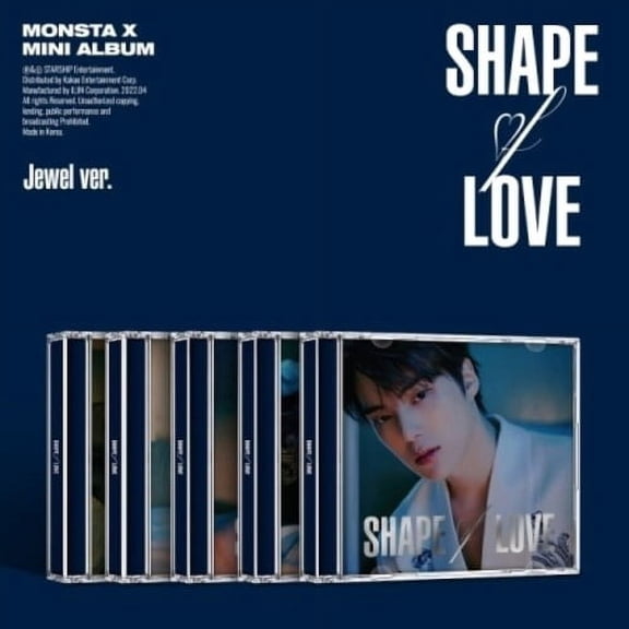 Monsta X - Shape Of Love - Jewel Version - incl. 16pg Photobook, Photocard + Mini-Poster - Music & Performance - CD