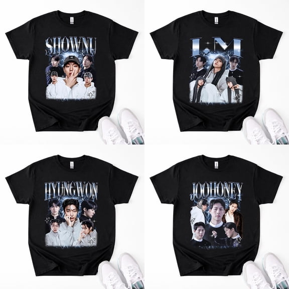 Monsta X Unfold Album Graphic T-Shirt, Growing Pains Unisex Tee