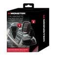 thumbnail image 1 of Monster 2-in-1 Magnetic Phone Holder Universal Car Phone Mount with Vent and Suction Base, Black, 1 of 7