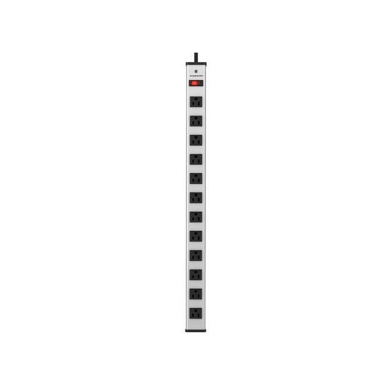Monster 28-Inch Silver 12-Outlet Indoor Power Strip