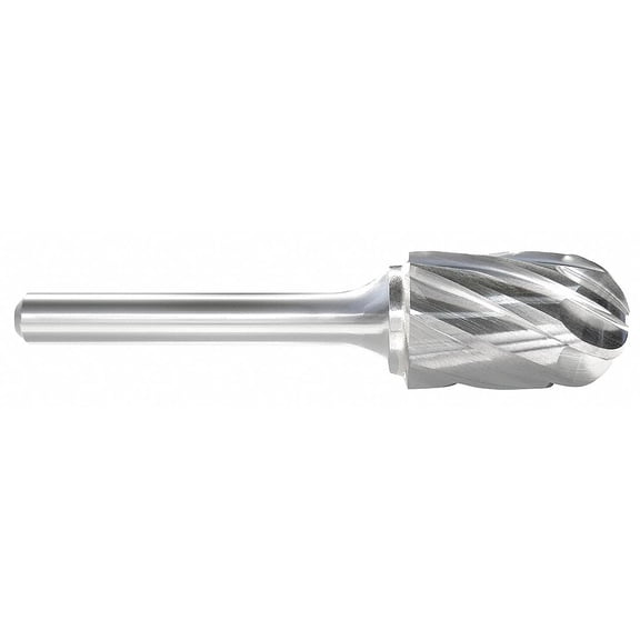 Monster 5/8" Carbide Bur, Cylinder With Radius End, Aluma Cut, SC-6NF 310-002505