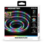 Monster 6.5 ft Neon Color Flow LED Multi-Color Light Strip, Indoor, USB Plug-in and Remote