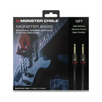 Monster 600548-00 Prolink Monster Bass 1/4" Instrument Cable. 12 ft - Straight to Straight