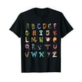 thumbnail image 1 of Monster ABC Cute Alphabet Halloween Teacher Costume Kids T-Shirt, 1 of 5