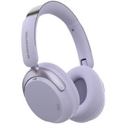 Monster Active Noise Canceling Headphones, Over-Ear Wireless Bluetooth Headphones with 6 Mics, 70H Playtime and 3 EQ Modes, Deep Bass, Foldable Comfort Design for Travel, Purple