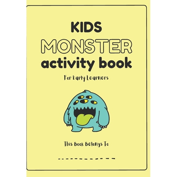 Monster Activity Book for KIDS, (Paperback)