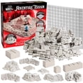 thumbnail image 1 of Monster Adventure Terrain 107 Piece Paintable Rock Formation Expansion Set - Fully Modular and Stackable 3D Table Top World Builder Compatible with DND Dungeons Dragons, Pathfinder, and All RPG Games, 1 of 4