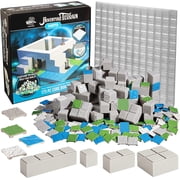 Monster Adventure Terrain - 173pc Painted Core Building Set w Baseplate - Fully Modular and Stackable 3-D Tabletop World Builder, Compatible with DND Dungeons Dragons, Pathfinder, RPG
