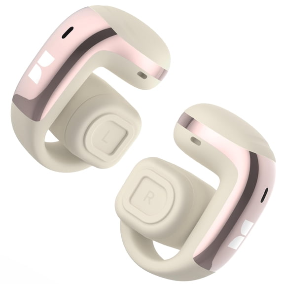 Monster Airclip AC210 Open Ear Headphones, Clip-On Earbuds, Lightweight Comfort, Secure Fit, Crystal-Clear Call, IPX6, 36H Playtime, Bluetooth 6.0 Wireless Earbuds for Running/Cycling/Gym (White)