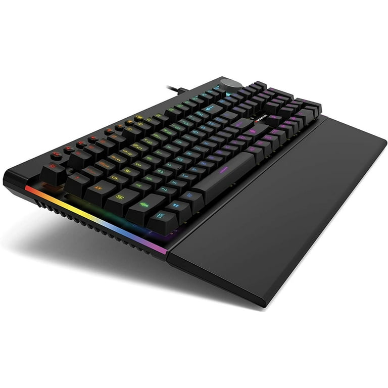 Monster Alpha LED Mechanical Gaming Keyboard, RGB Backlit Keys