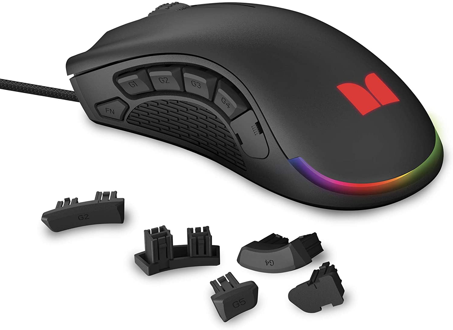 Monster Alpha 9.0 RGB Wired Gaming Mouse, 16000 DPI