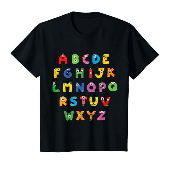 Monster Alphabet Learning Alphabet Letters ABC's School T-Shirt
