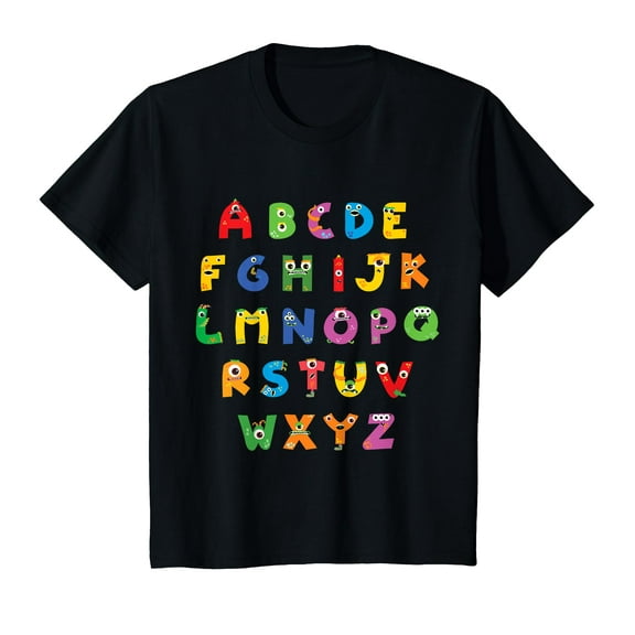 Monster Alphabet Learning Alphabet Letters ABC's School T-Shirt