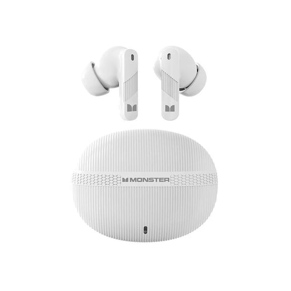 Monster Aura Fit GT22 True Wireless Earphones White