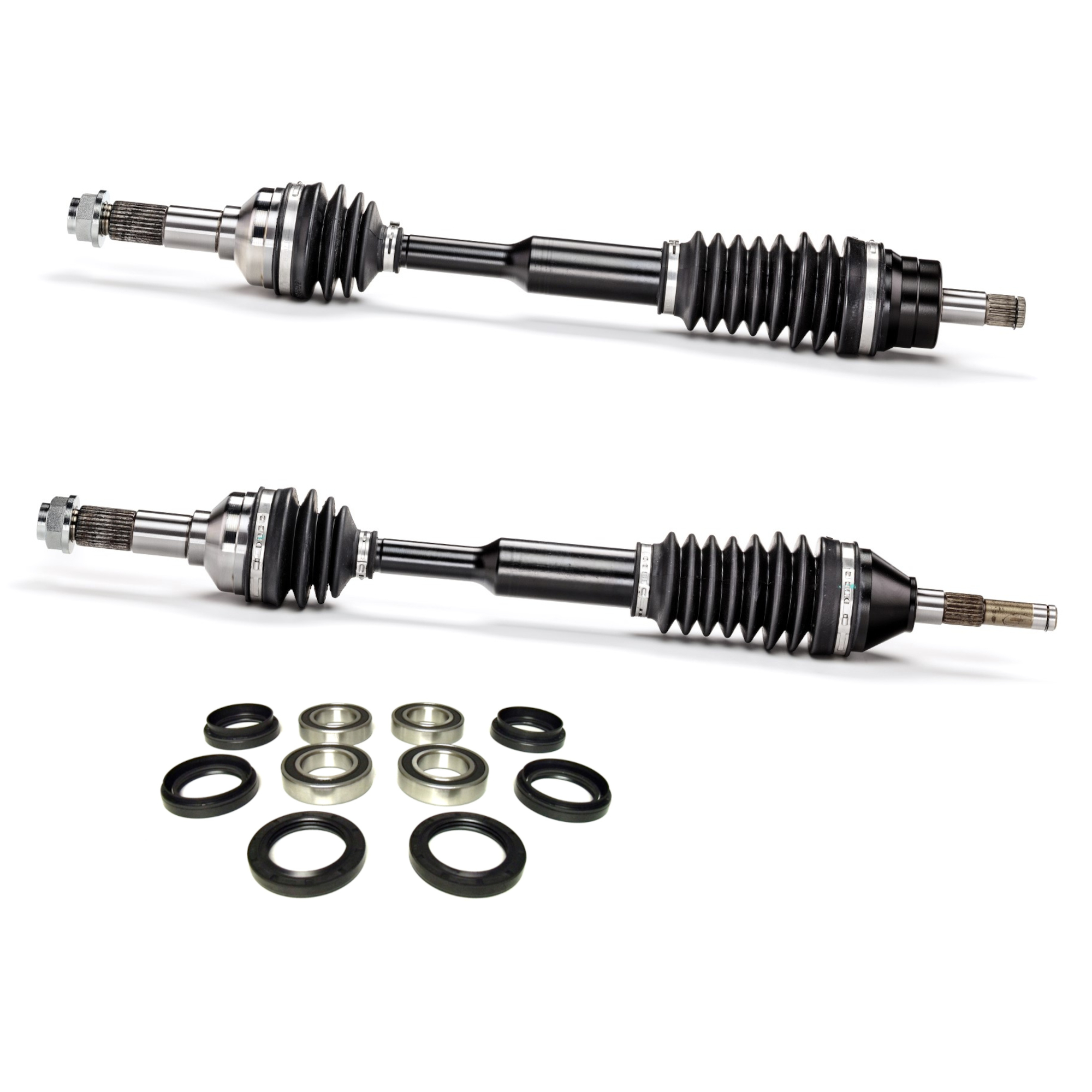 Monster Axles Front Pair with Bearing Kits for Yamaha Rhino 450 & 660