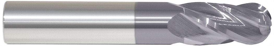 Monster Ball End Mill,Single End,1/16",Carbide  223-001016