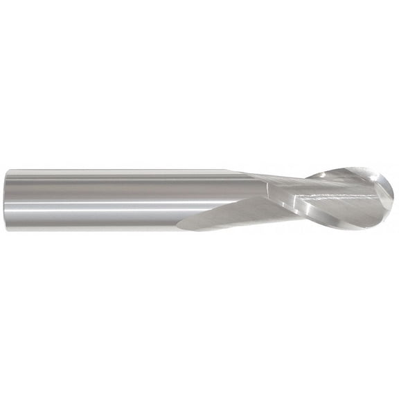 Monster Ball End Mill,Single End,3/16",Carbide 221-001040