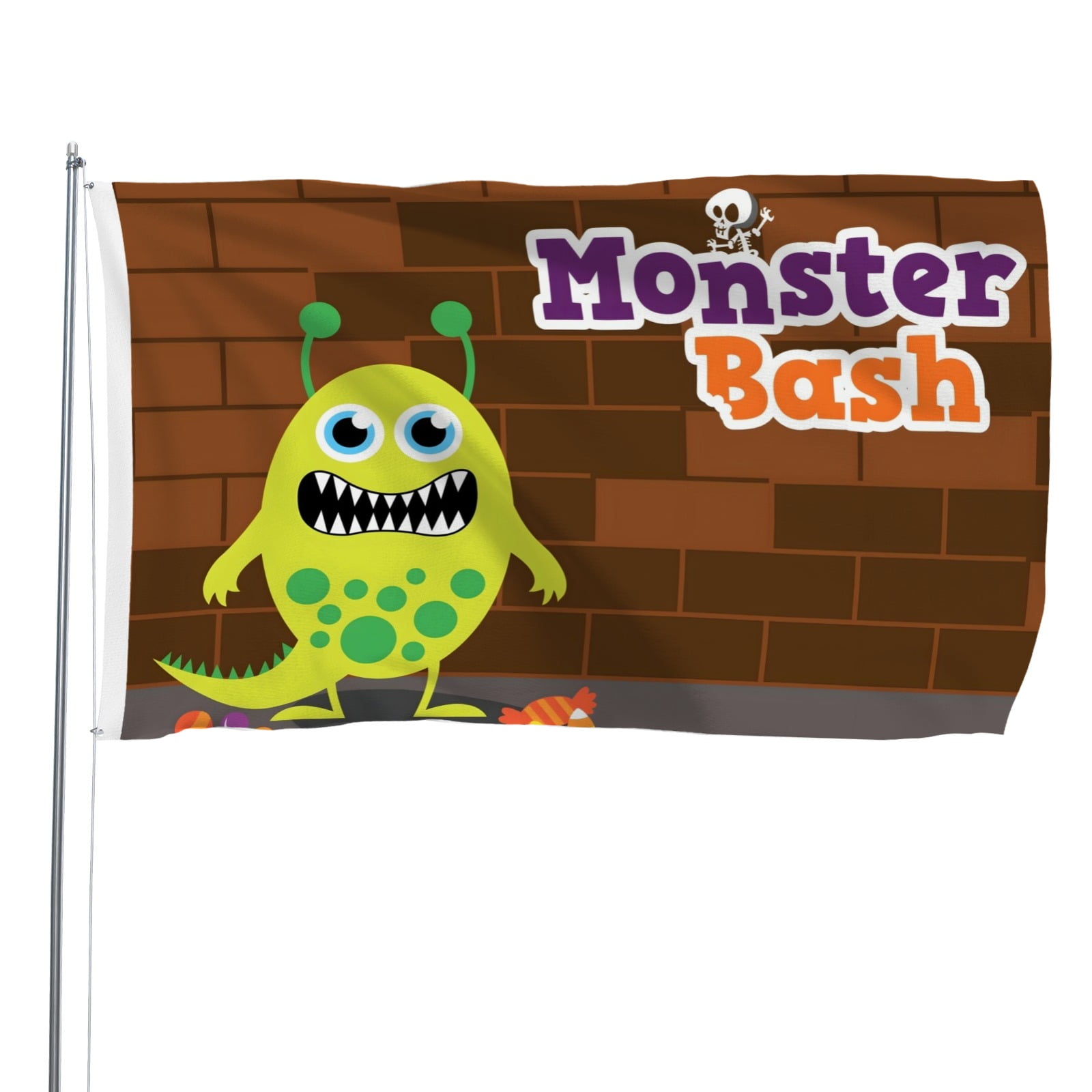 Monster Bash-themed Printed Flag Perfect gift for fans, friends, and ...