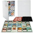 thumbnail image 1 of Monster Binder - 9 Pocket Trading-Card Album - Holofoil White w White Pages - Holds 360 Yugioh-Magic-Pokemon-Cards, 1 of 6