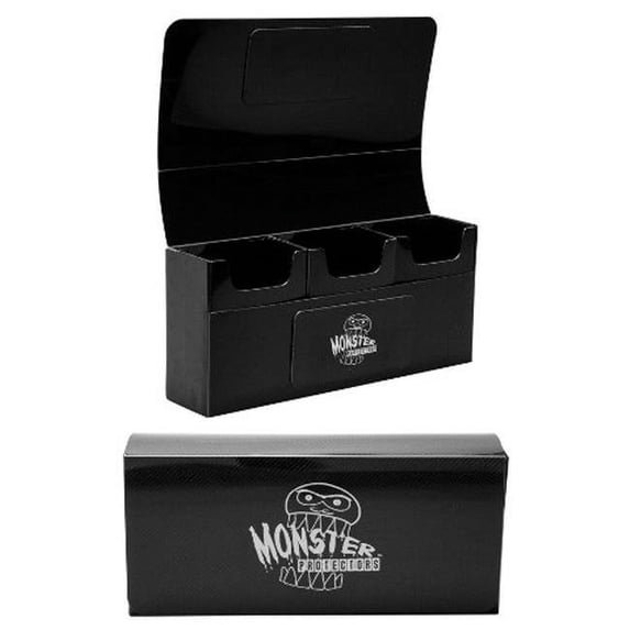 Monster Binders Deck Box-Triple Monster Matte, Black