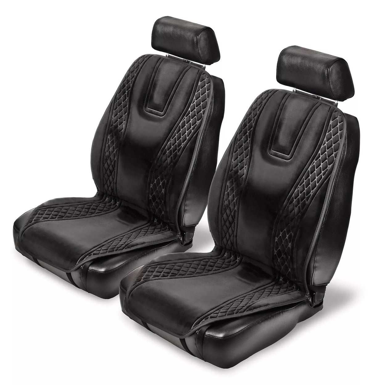 Monster 990299587 Auto Heated Seat Covers, Black